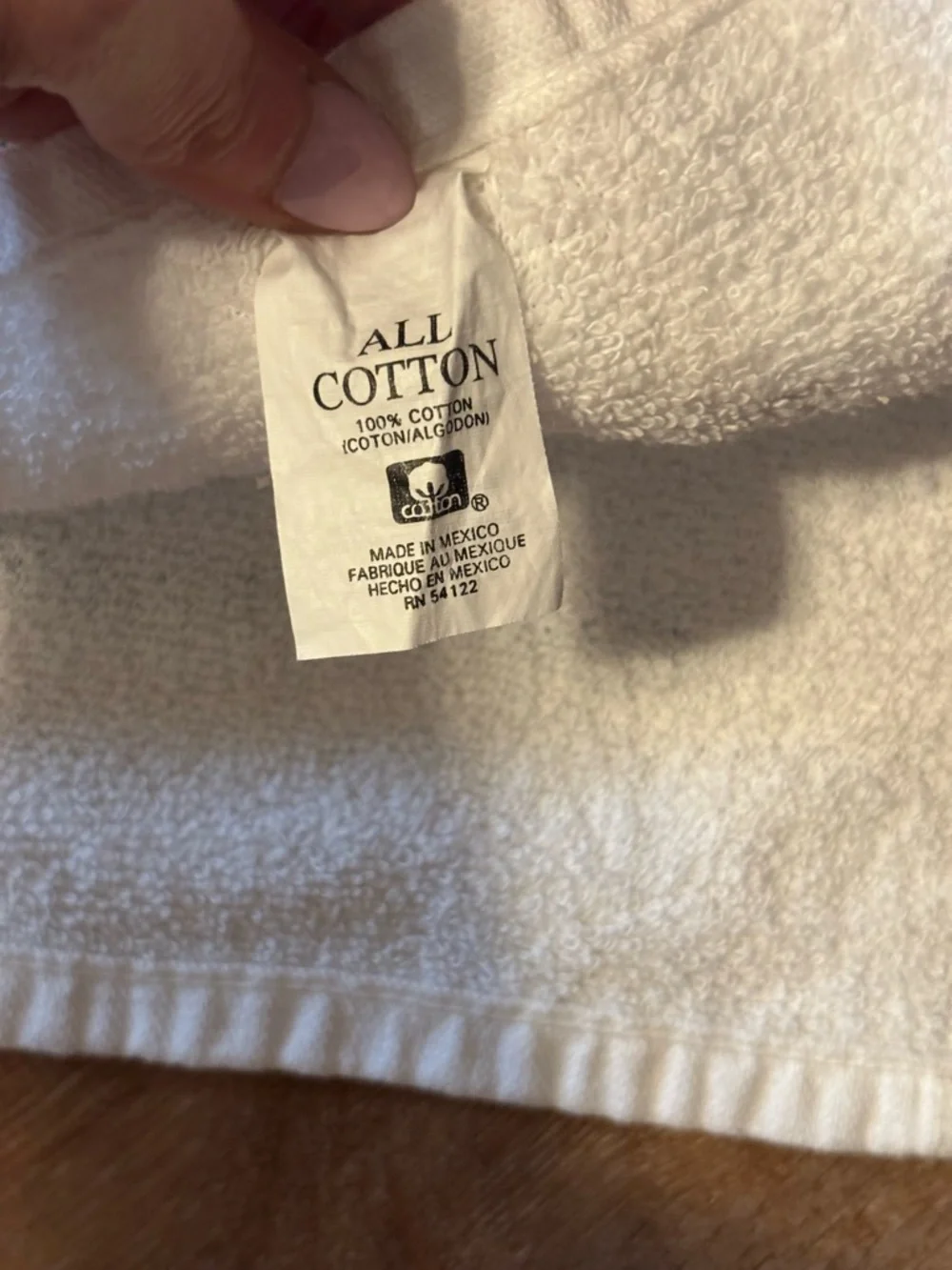 VINTAGE WHITE HOUSE EMBLEM COTTON TOWEL SET